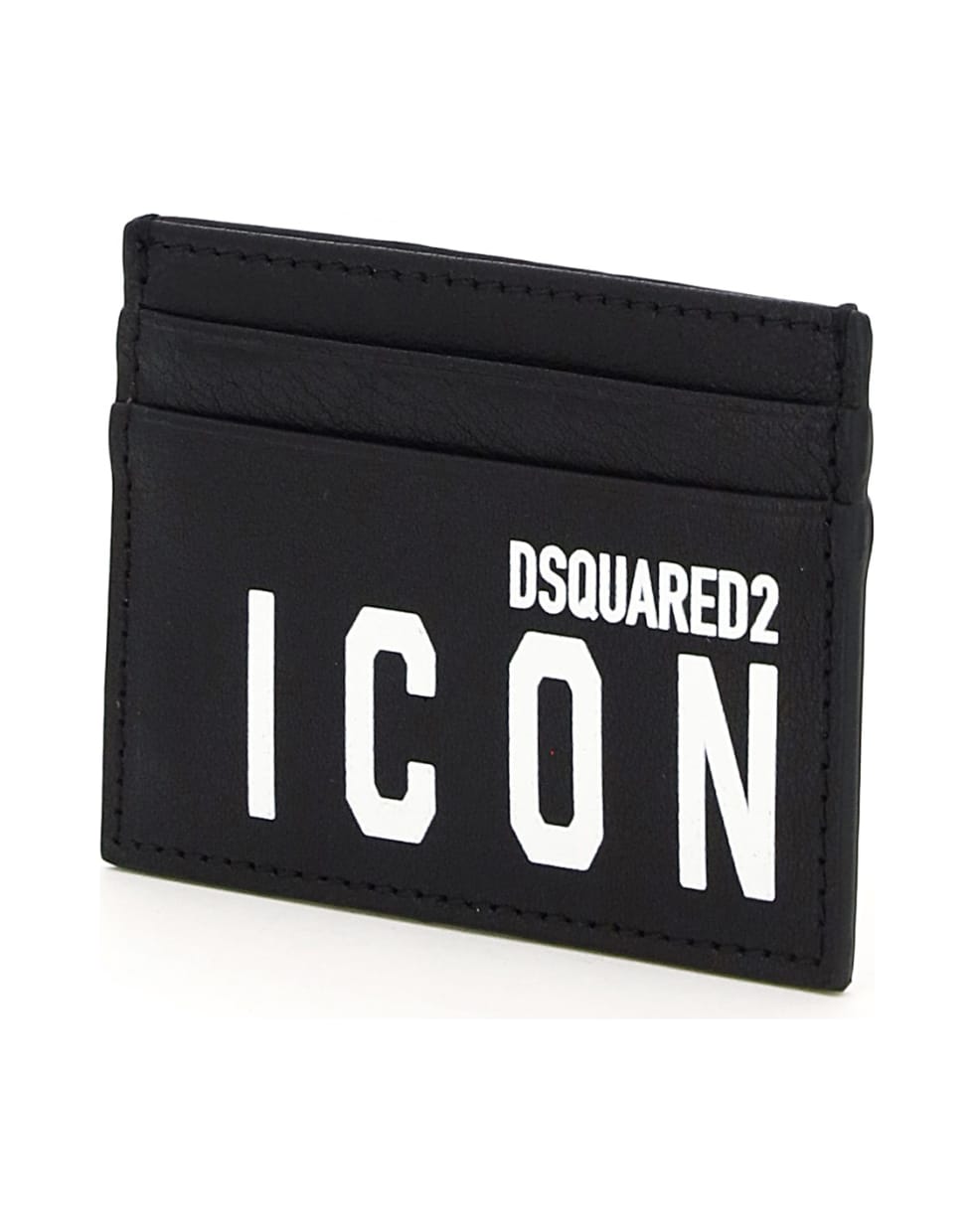 Dsquared2 Icon Print Card Holder - NERO BIANCO (Black)