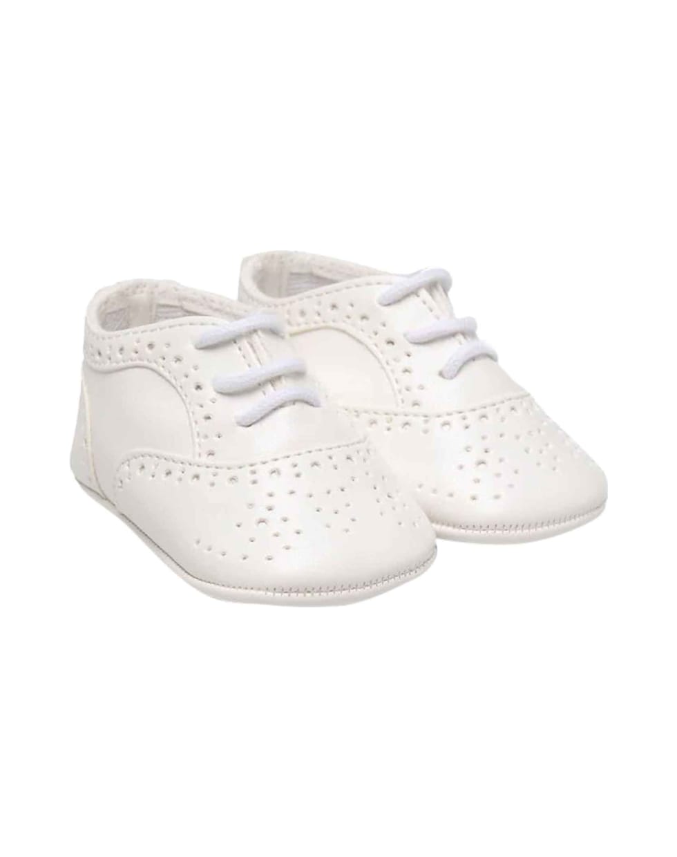 Monnalisa White Baby Shoes - Bianco
