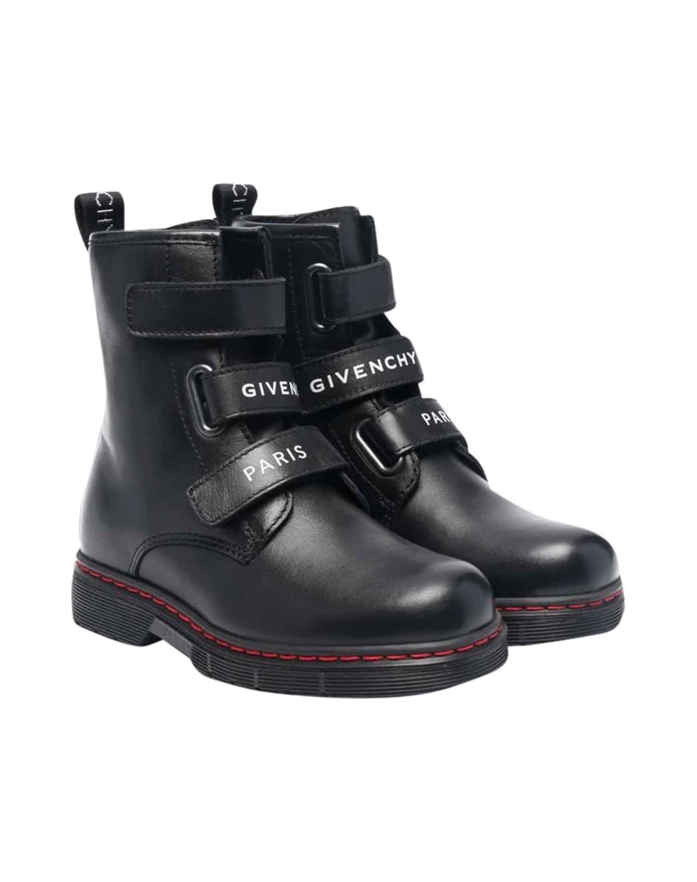 Givenchy Unisex Black Combat Boots - Nero