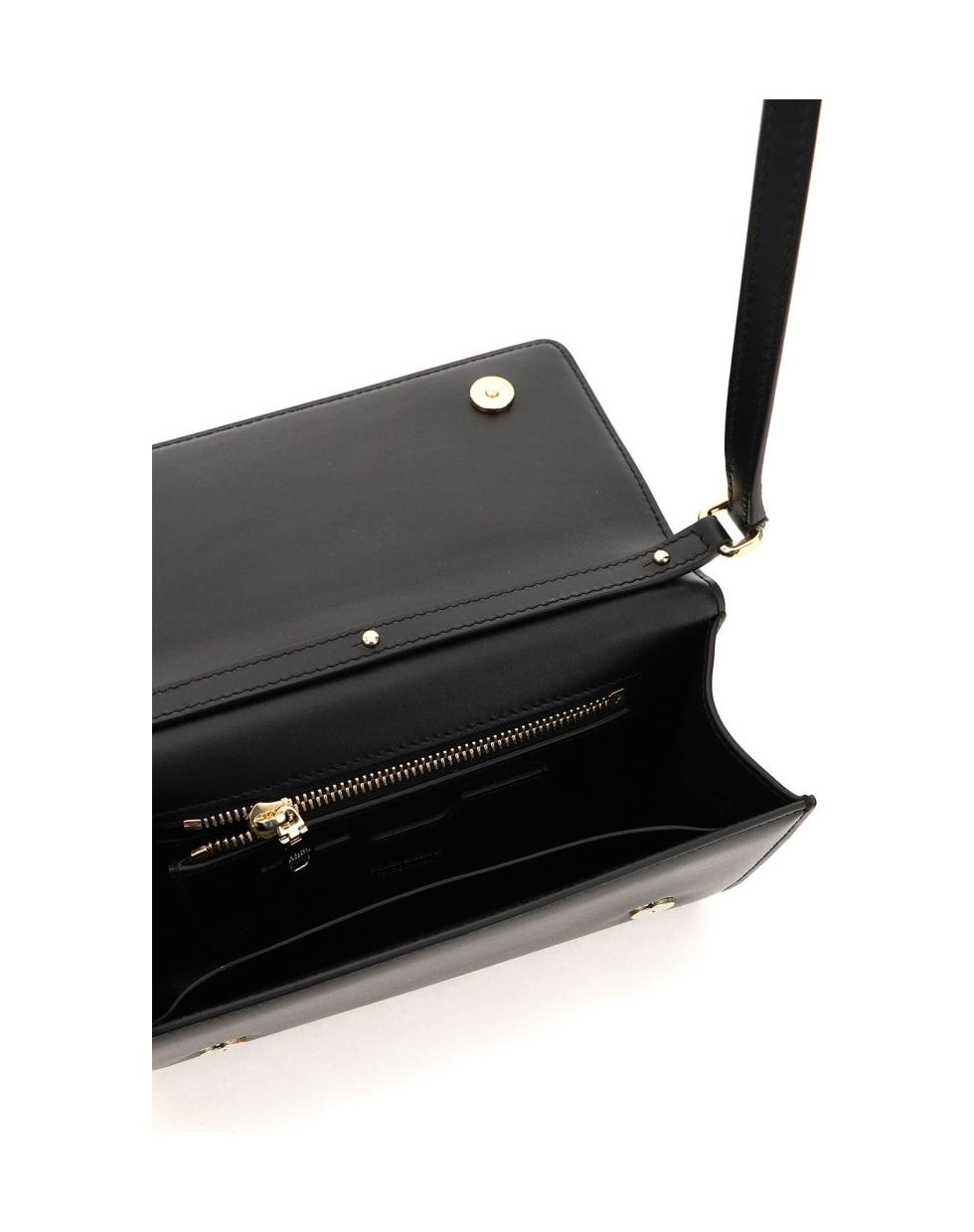 Dolce & Gabbana Leather Clutch With Logo - NERO (Black)