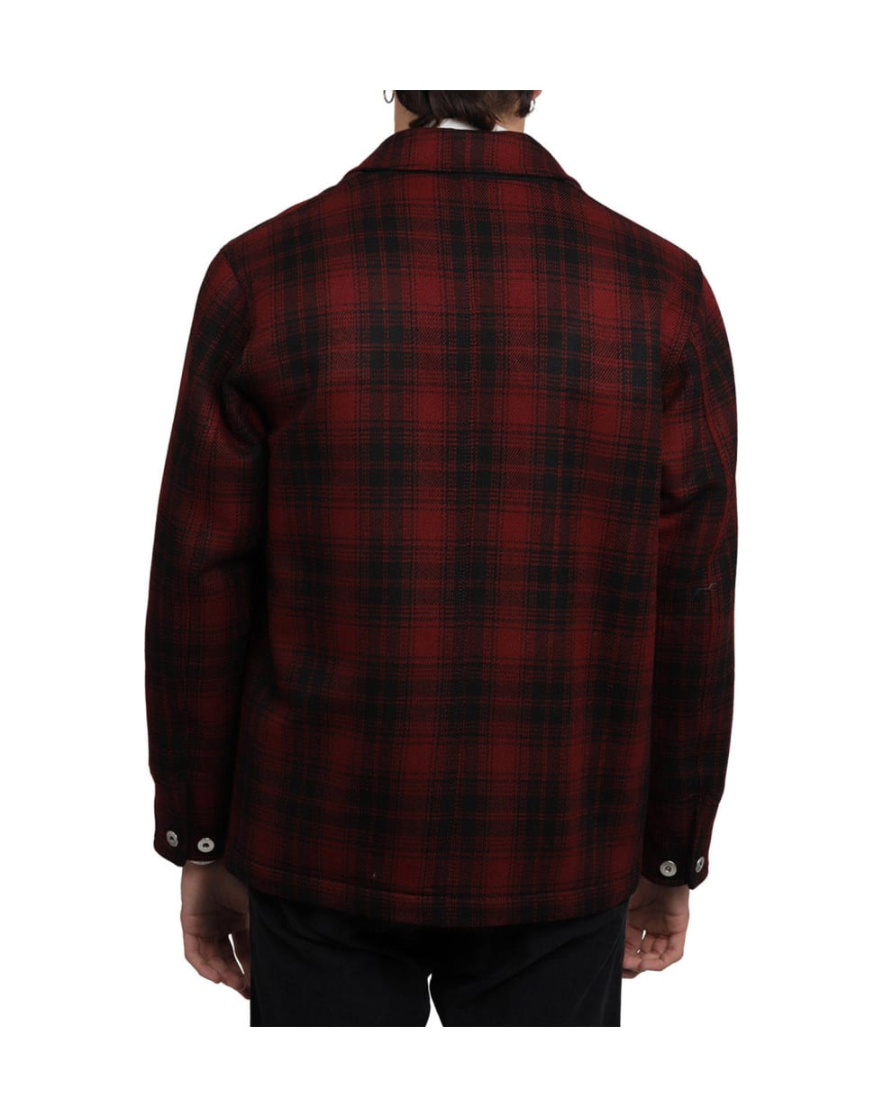 Caruso Red Check Jacket - Red