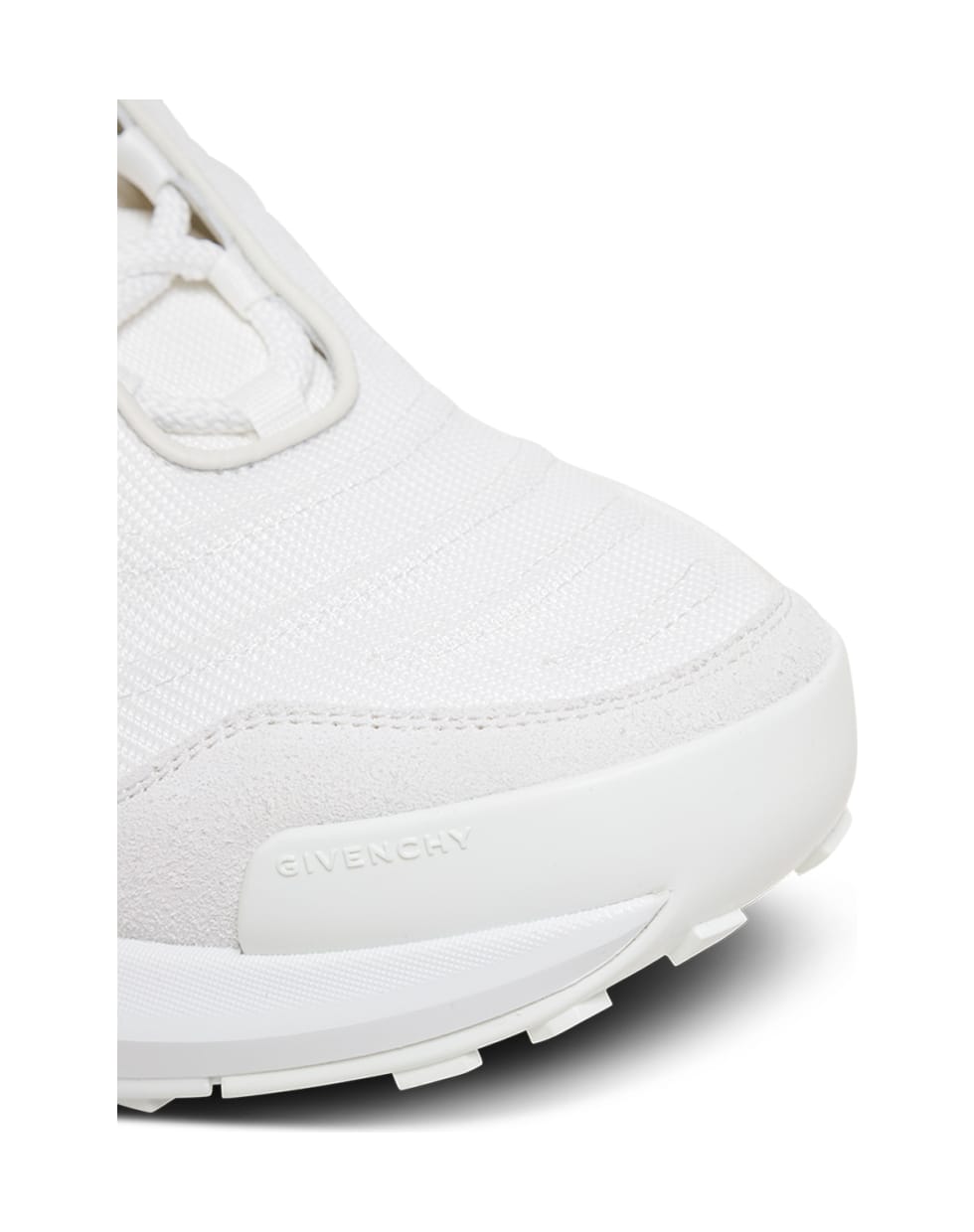 Givenchy Giv 1 Light Sneakers In Canvas And Leather - White