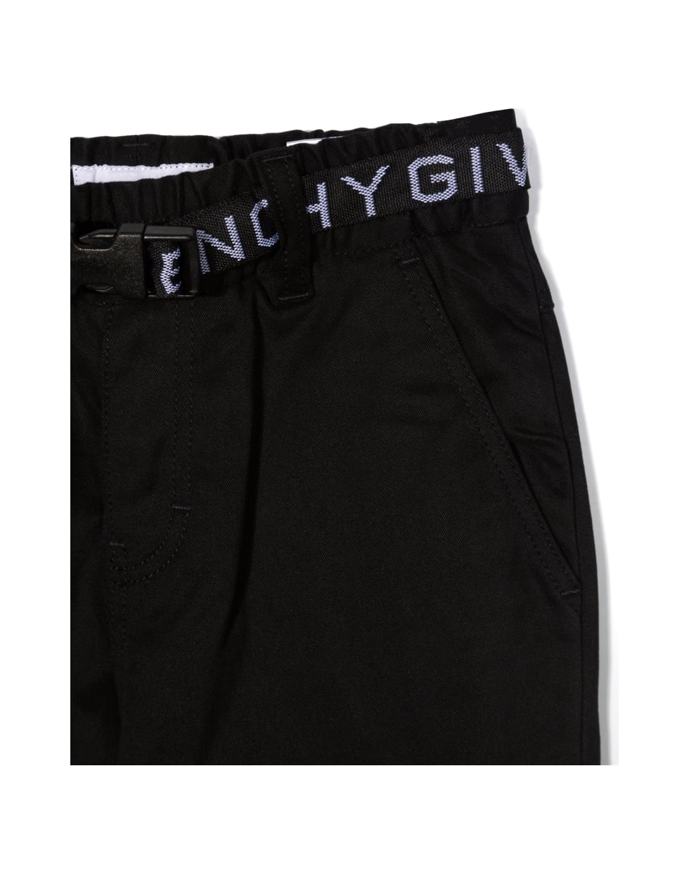 Givenchy Black Cotton Trousers - Nero