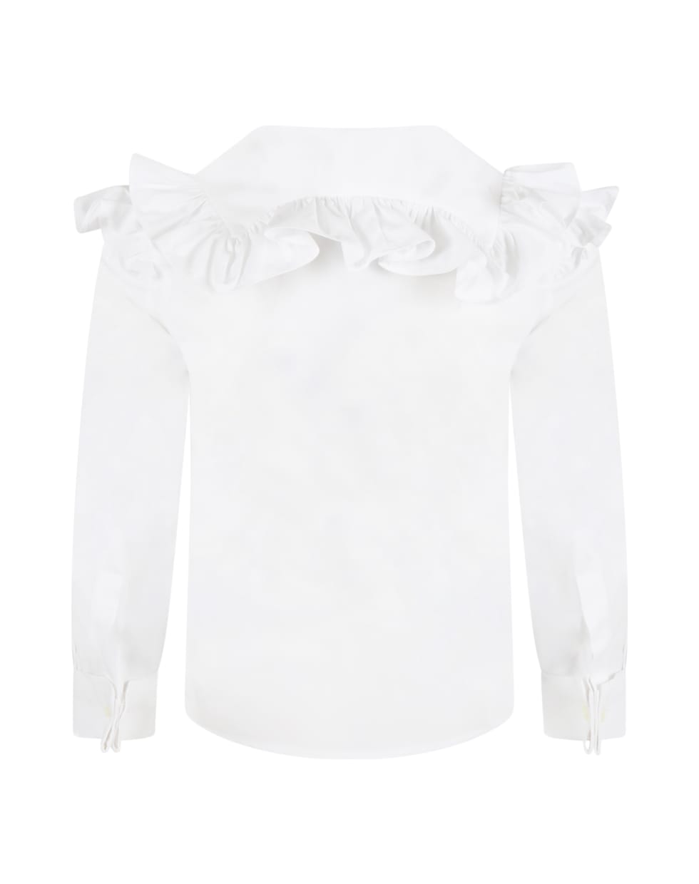 Philosophy di Lorenzo Serafini Kids White Shirt For Girl - Bianco