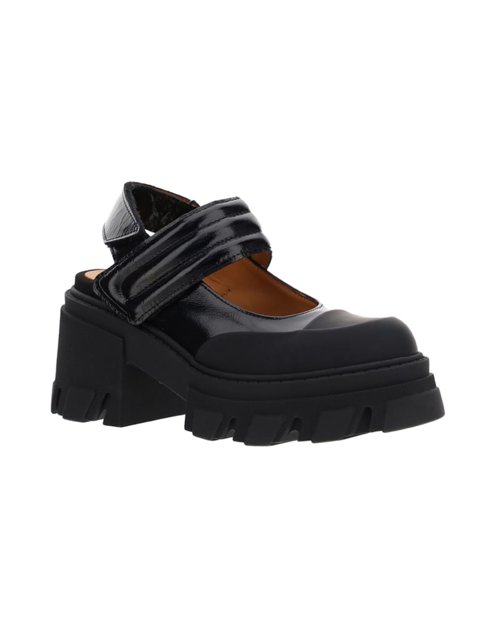 Ganni Naplack Loafers - Black