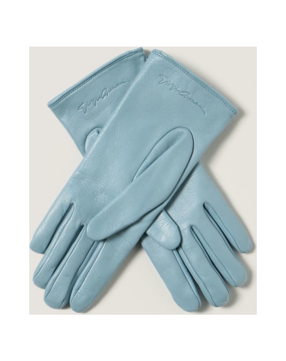 Giorgio Armani Gloves Giorgio Armani Gloves In Lambskin - Gnawed Blue