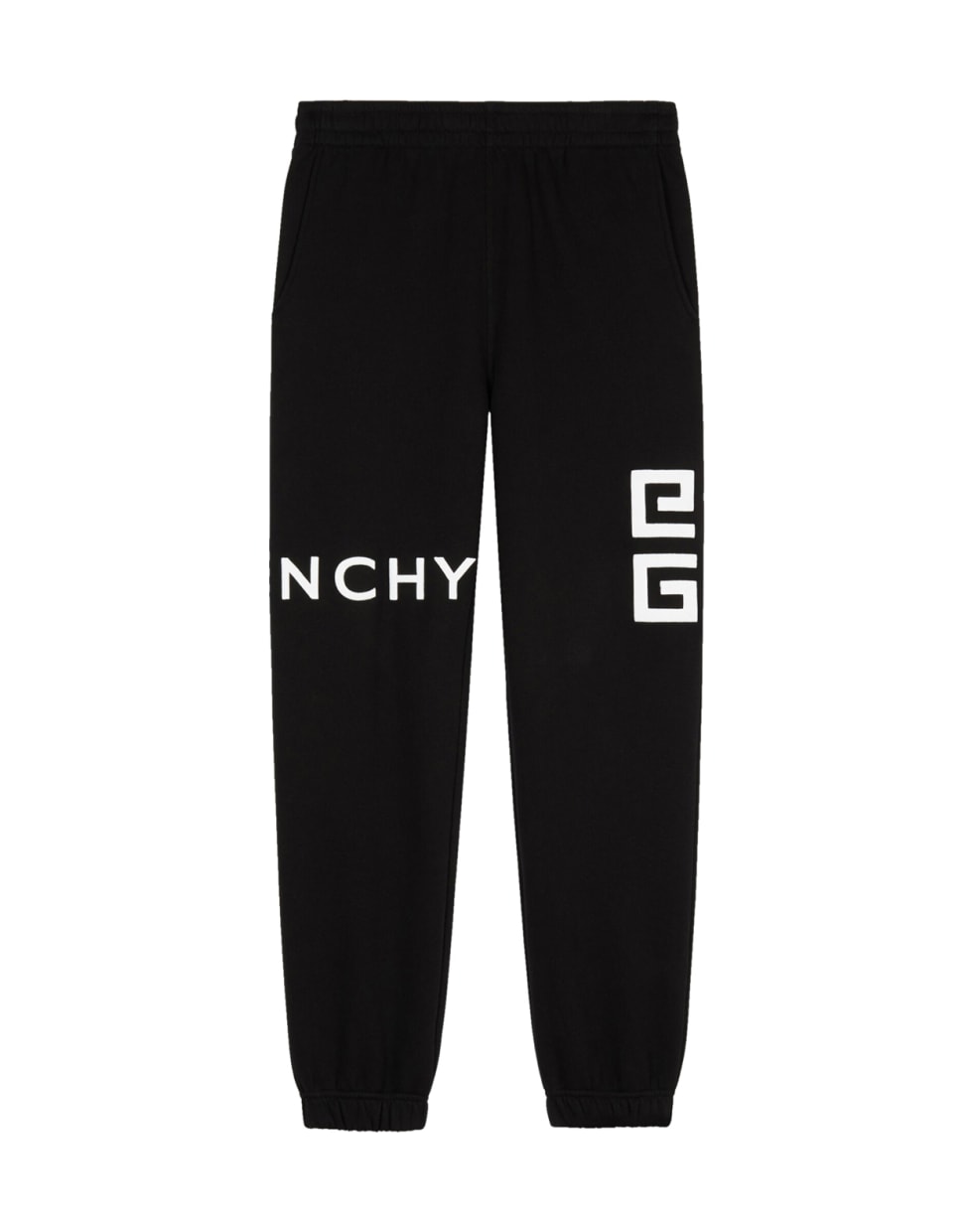 Givenchy Slim Fit Embroidered Trousers - Black