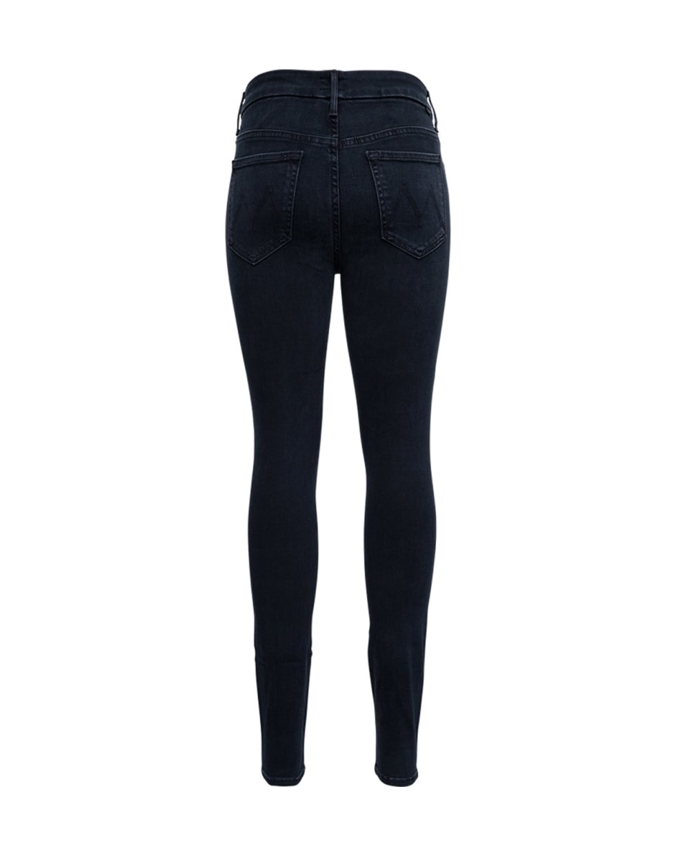 Mother Skinny Denim Jeans - Black