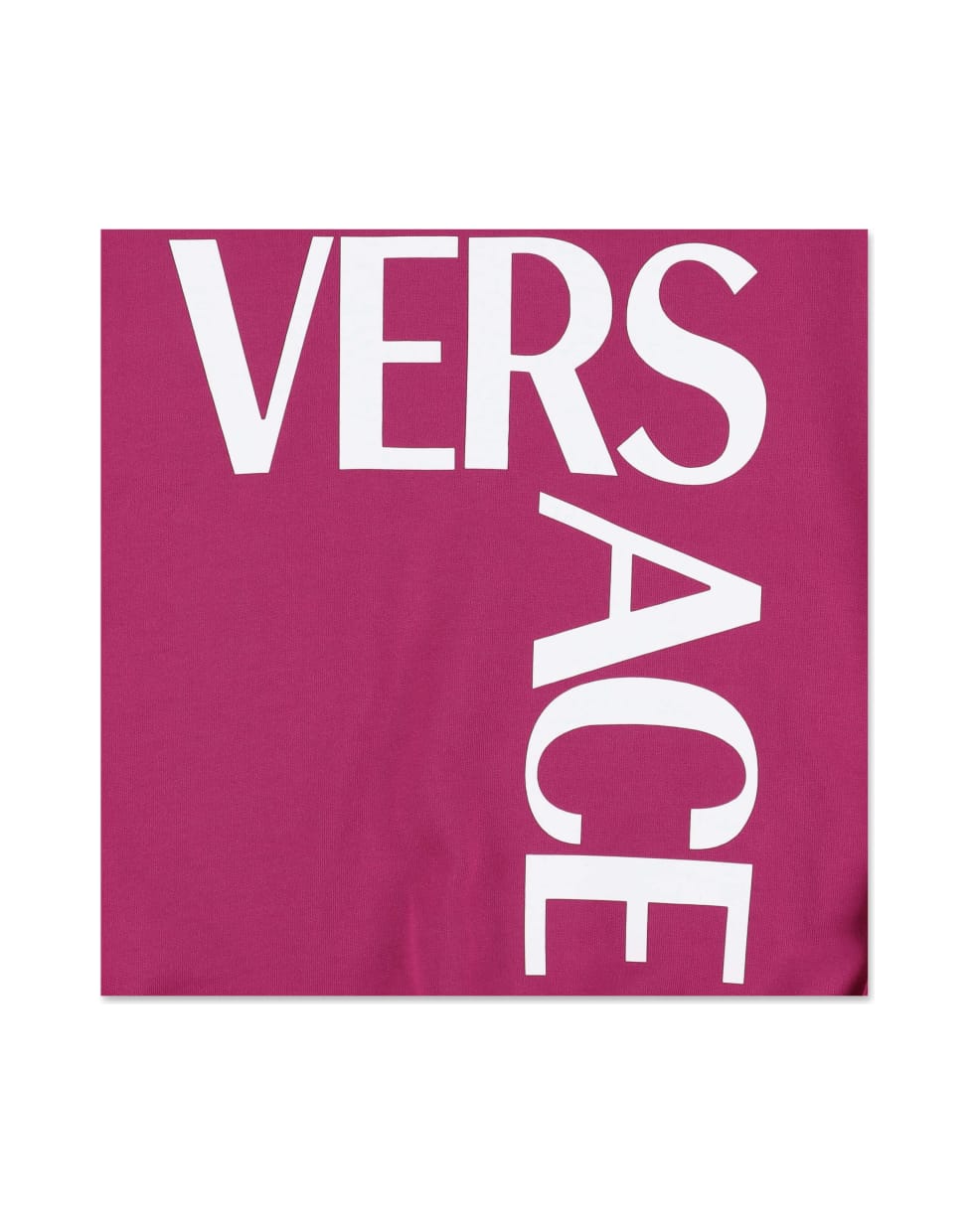 Versace Young Versace Felpa Fucsia In Cotone - Fucsia
