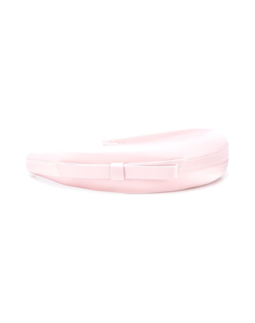 RED Valentino Pink Satin Headband With Bow - Pink