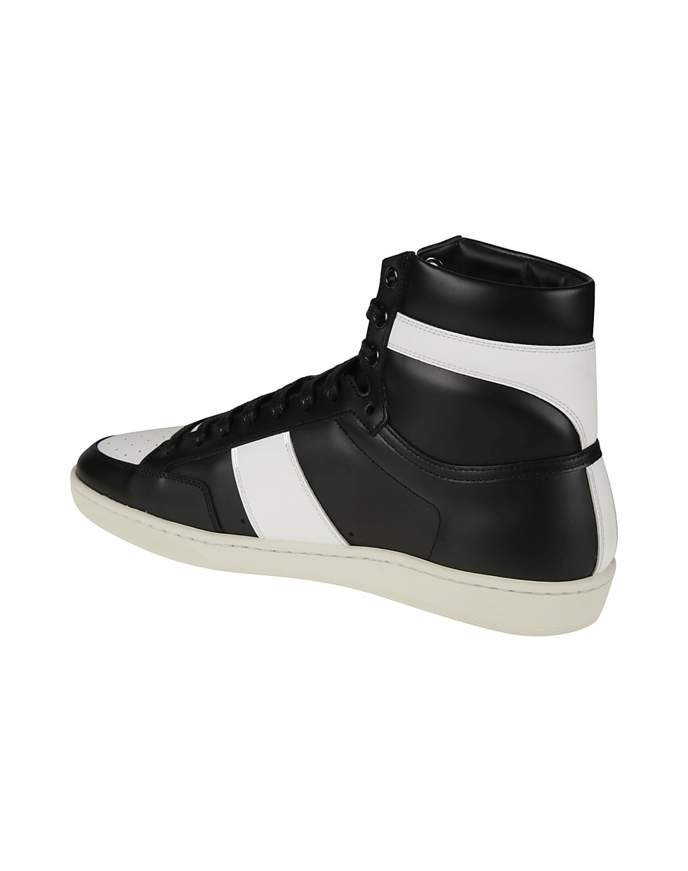 Saint Laurent Court Classic Sl/10h High-top Sneakers - Black/Optic White