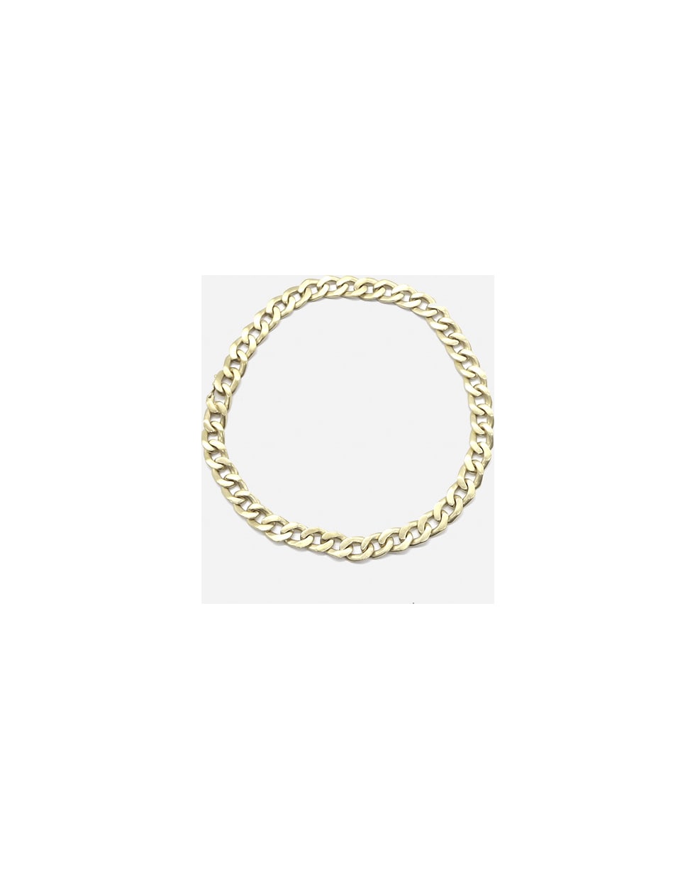 Maison Margiela Oversized Chain Necklace In Silver - Gold
