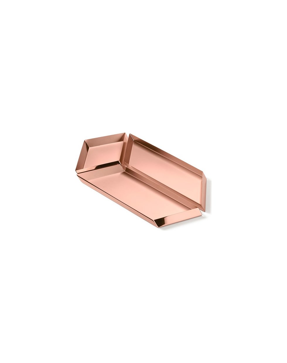 Ghidini 1961 Axonometry - Large Parallelepiped Rose Gold - Rose gold