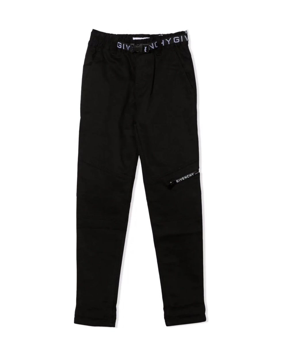 Givenchy Black Cotton Trousers - Nero