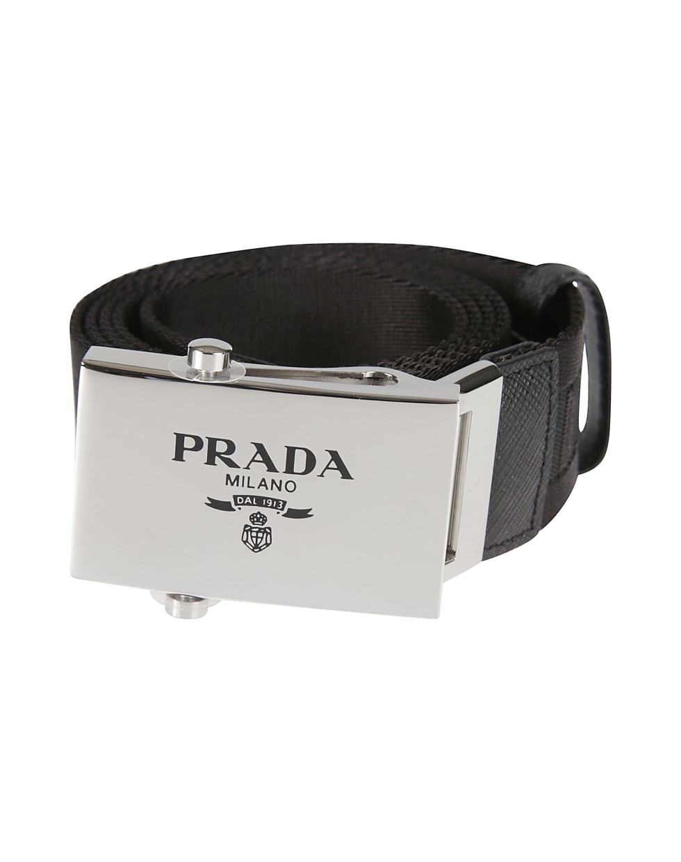 Prada Classic Logo Belt - Black