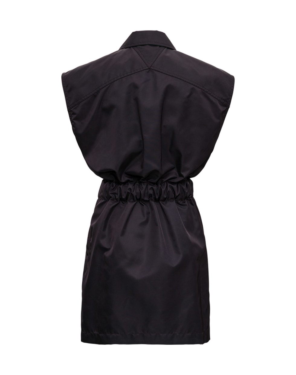 Bottega Veneta Black Technical Stretch Nylon Dress - Brown