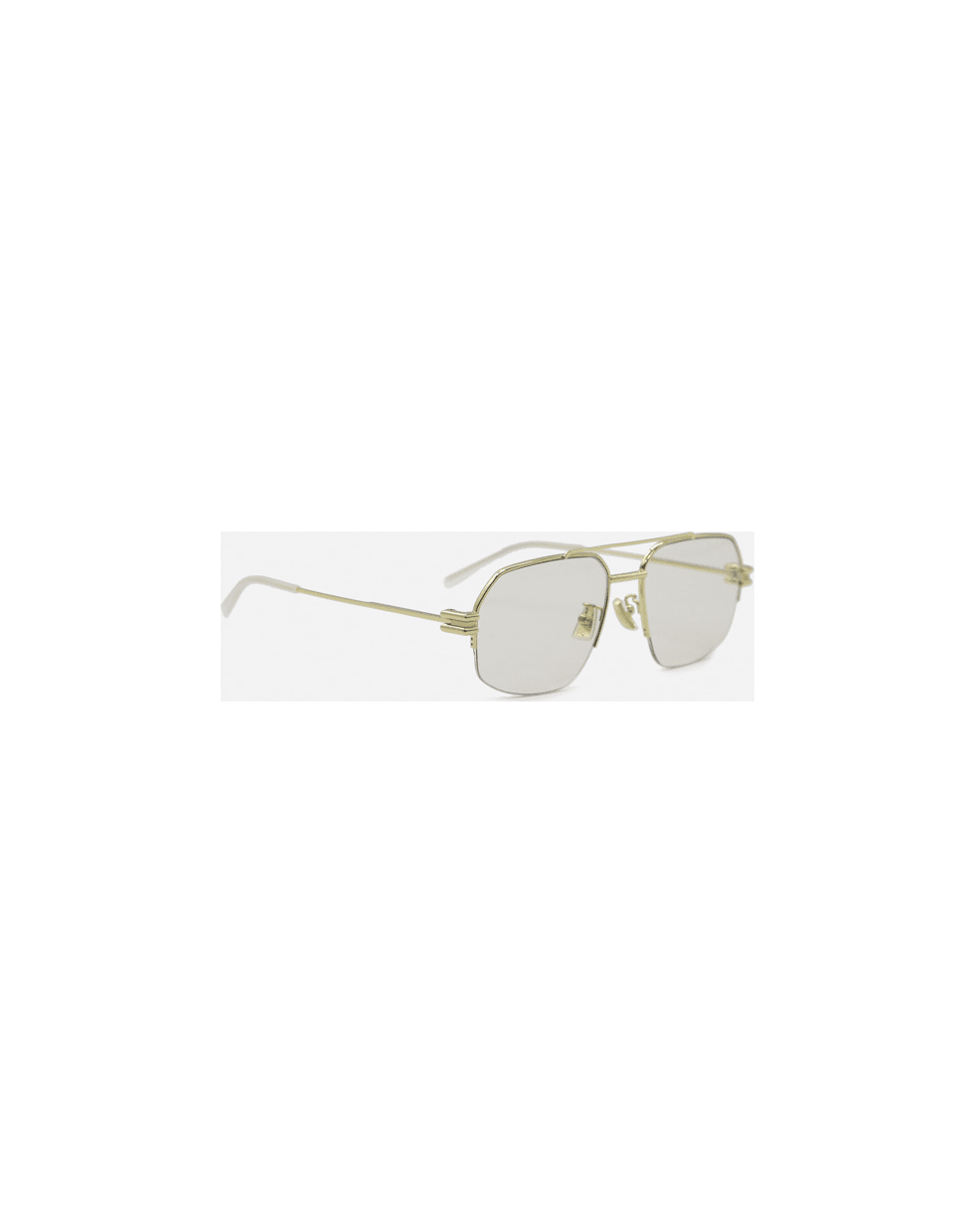 Bottega Veneta Eyewear Metal Aviator Bond Sunglasses - Gold