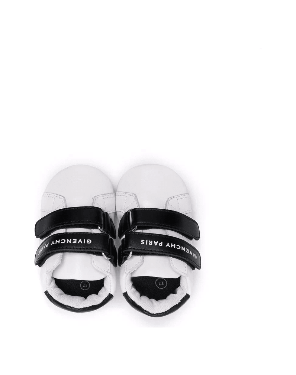 Givenchy White And Black Baby Sneakers With Logo - Black/white
