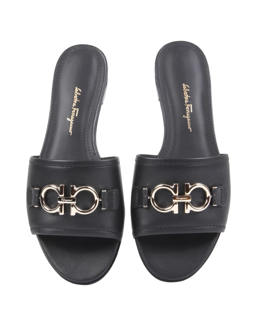 Gancini slide sandal clearance