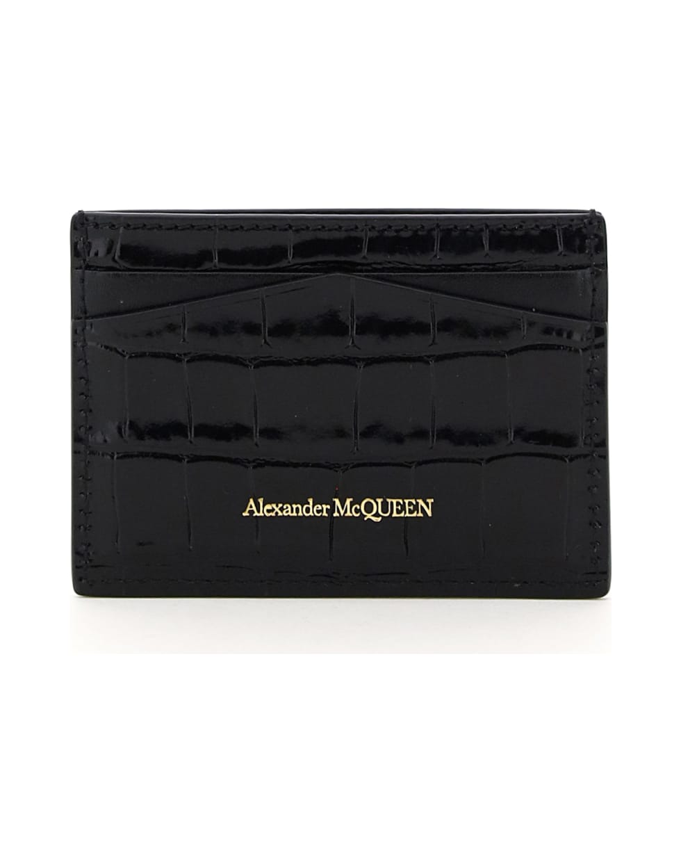 Alexander McQueen Skull Card Holder - Nero