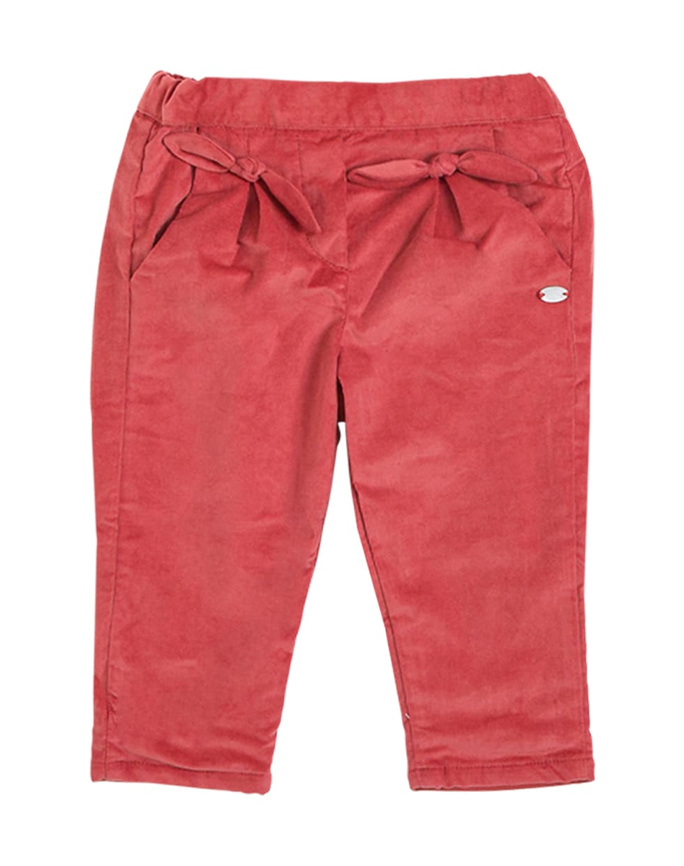 Tartine et Chocolat Red Cotton Pants With Bows - Brown