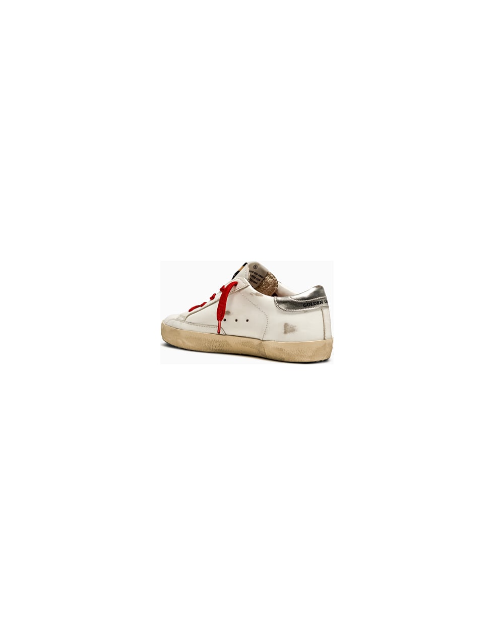Golden Goose Deluxe Brand Super Star Classic Sneakers Gyf00101 F002017 - Bianco e Argento