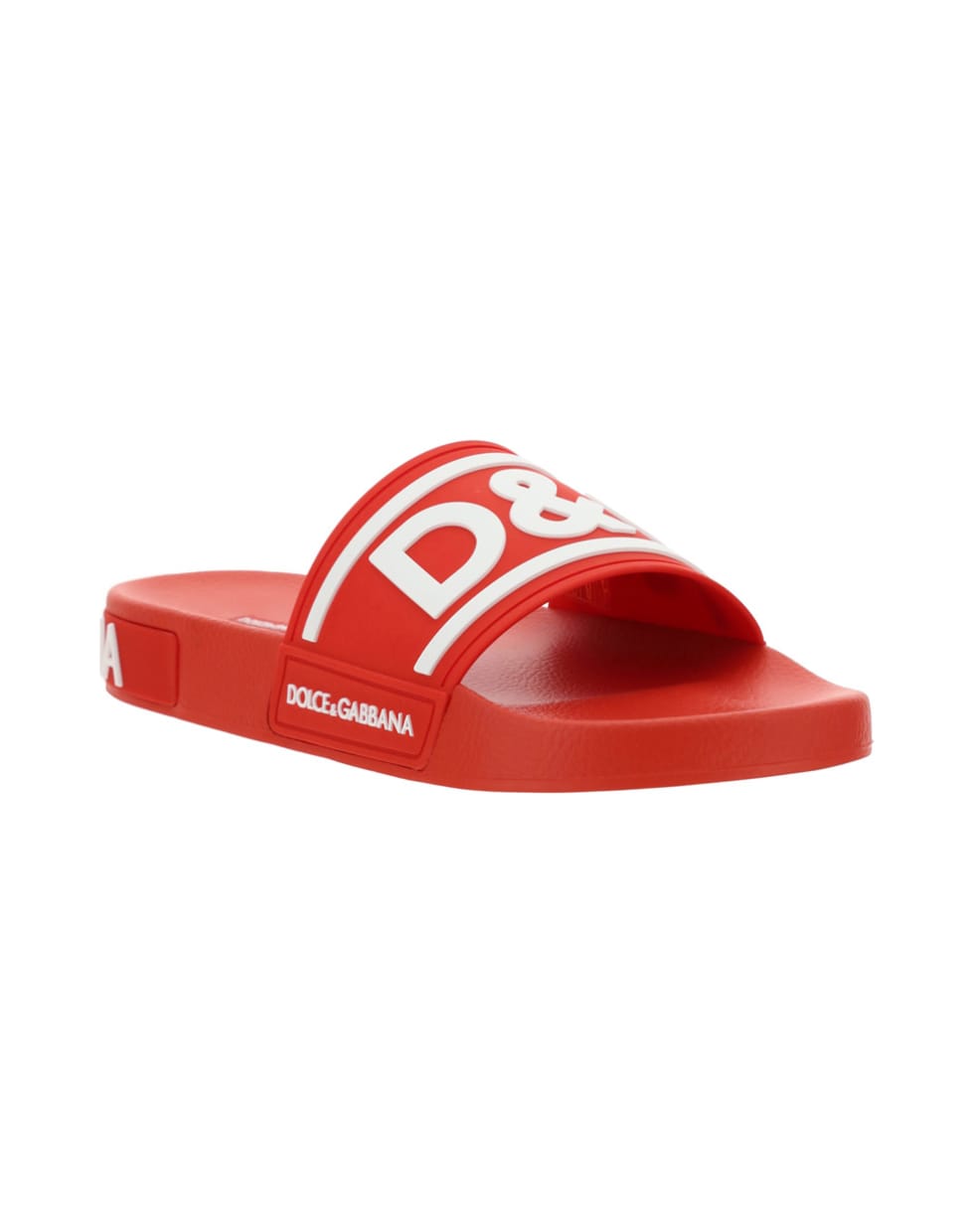 Dolce & Gabbana Slide Shoes - Rosso bianco