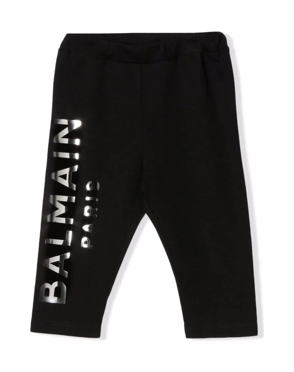 Balmain Black Cotton Track Pants - Nero