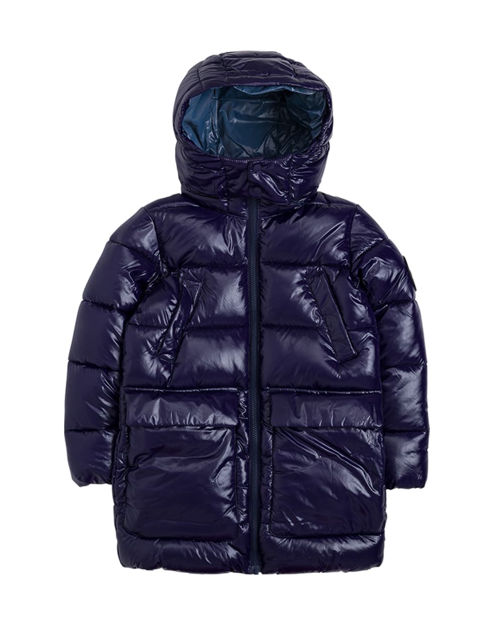 Save the Duck Dixon Blue Quilted Nylon Down Jacket - Blu