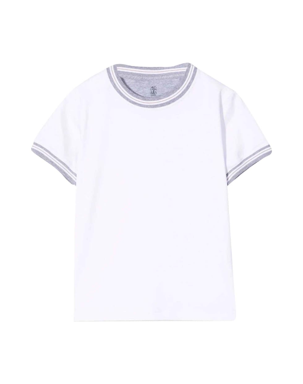 Brunello Cucinelli White T-shirt Boy - Bianco