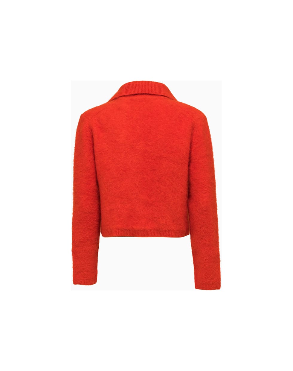 Andersson Bell Hairy Mini Knit Cardigan Pf21awa401w - RED