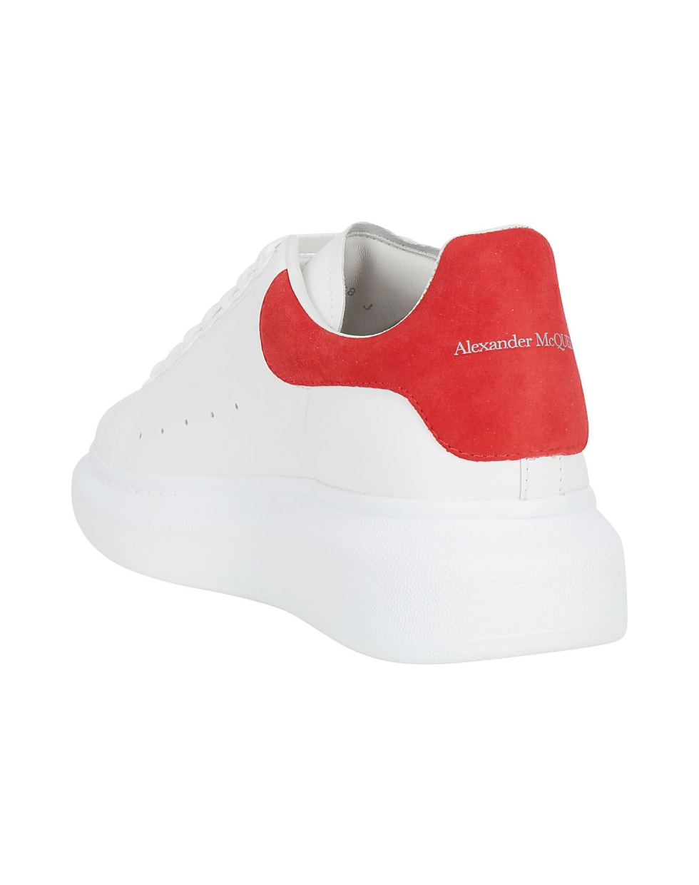 Alexander McQueen Oversized Low-top Sneakers - White/lust red