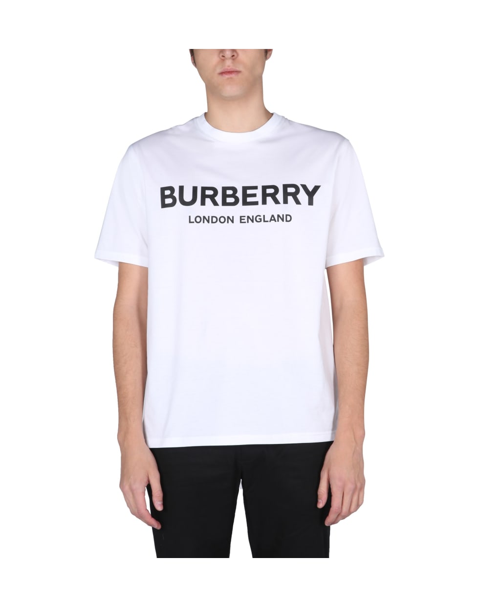 Burberry T-shirt With Rubberized Logo | italist, ALWAYS LIKE A SALE