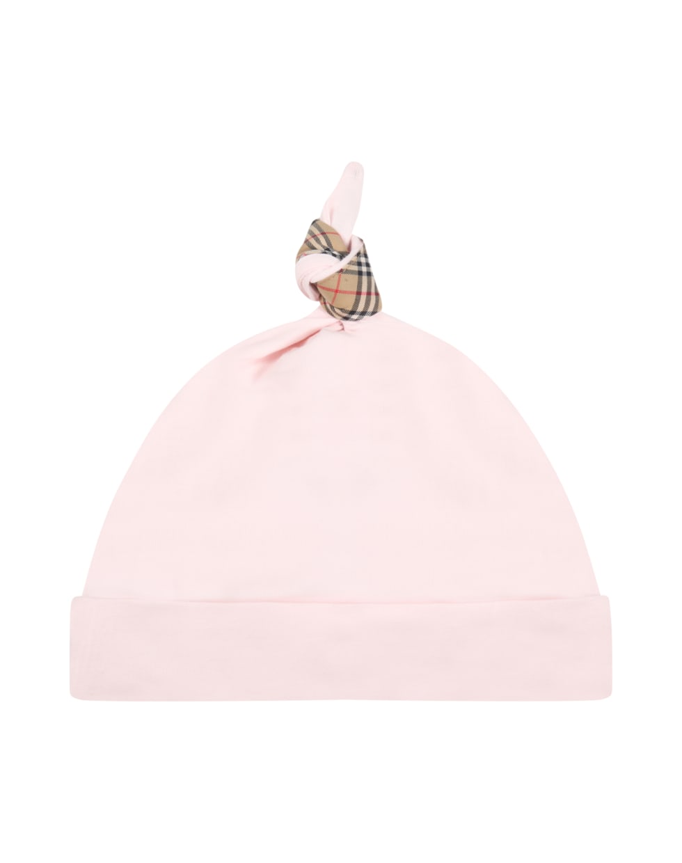 Burberry Pink Set For Baby Girl With Iconic Check Vintage - Pink