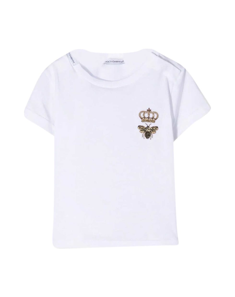 Dolce & Gabbana White Newborn T-shirt - Bianco
