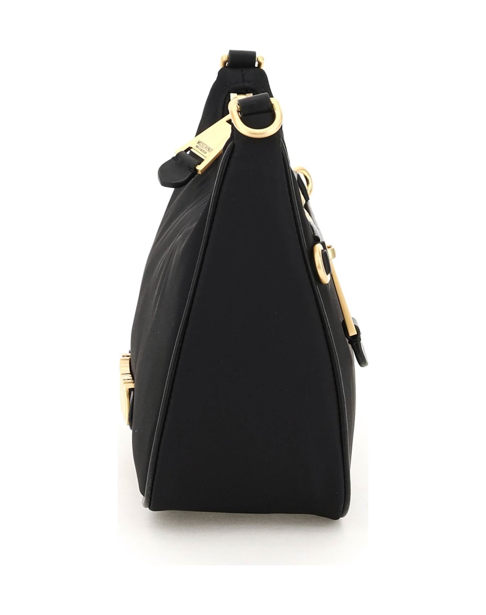 Best price on the market at italist | Moschino Nylon Hobo Bag With Logo