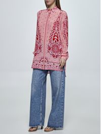 Etro Silk Long Shirt | italist