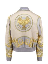 ジャケット VERSACE JACKET (10135251A10442 2PL40) VIP【送料無料・関税込み】Versace Virgin Wool Blend Jacket