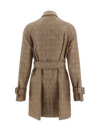 Versace Cotton Blend Trench Coat | italist