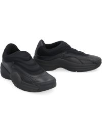 【送料&関税込】Alexander Wang Leather Slip-on Sneakers Alexander Wang - Leather slip-on sneakers black - The Corner