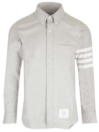 Thom Browne Grey Shirt With Plate シャツ-