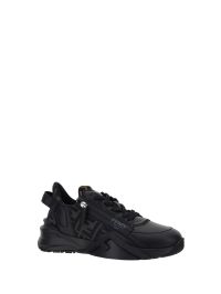 【VIP価格】Fendi FENDI FLOW LEATHER SNEAKER Fendi Flow Sneakers Leather Black | Fendi