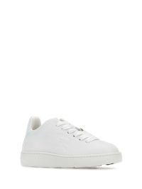 スニーカー Burberry FW24 White leather sneakers (8095553 A1464) Burberry - Box leather low-top sneakers White - The Corner