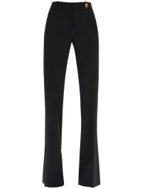 Versace Wool Flared Pants With Medusa Detail ボトムス-