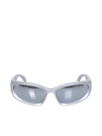 Balenciaga Black Swift Oval Sunglasses アイウェア-