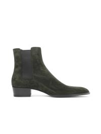 Saint Laurent Wyatt Chelsea Suede Boots ブーツ-