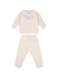  Calvin Klein Baby Boys 3 Pieces Jacket Pants Set, Gray