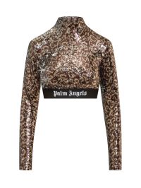 Palm Angels Teddy Bear-print sequin-embellished T-shirt - Farfetch