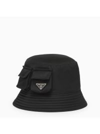 ハット Prada Black Re-Nylon Bucket Hat Prada Re-Nylon Bucket Hat Black - US
