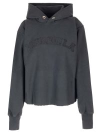 MM6 Maison Margiela logo-print half-zip Hoodie - Farfetch